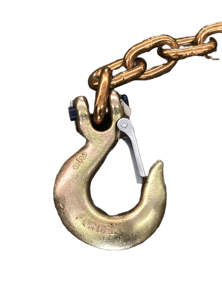 LIFT-ALL CHAIN W/CLEVIS HOOKS,GR70,5/16X20FT - Towing Chains and