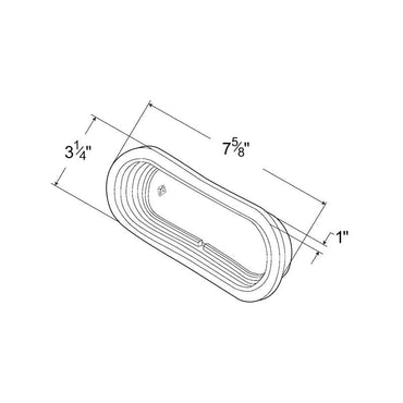 Grote Closed-Back Grommet For 6
