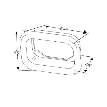 Grommet For Rectangular Lights