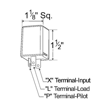 Variable-Load Electronic LED 3 Pin Flasher