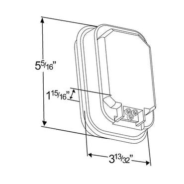 Rectangular Stop Tail Turn Light