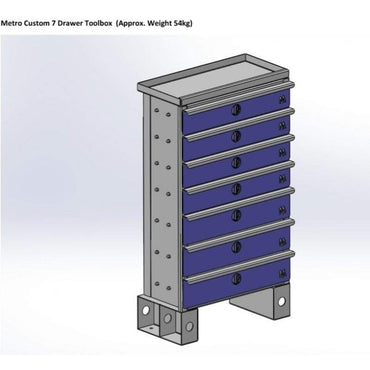 Metro 7 Drawer Steel Toolbox