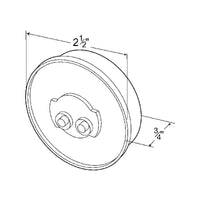 Metro Tow Store Towing Equipment 2 1/2 Inch 9-Diode LED Clearance Marker Light
