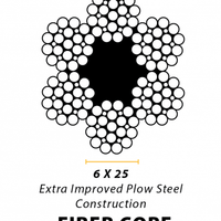 BA Products Fiber Core Winch Cable Alloy Swivel Hook