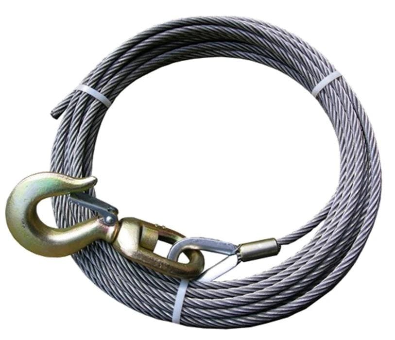 B/A Fiber Core Wire Rope w/ Alloy Swivel Hook – Metro Tow Store
