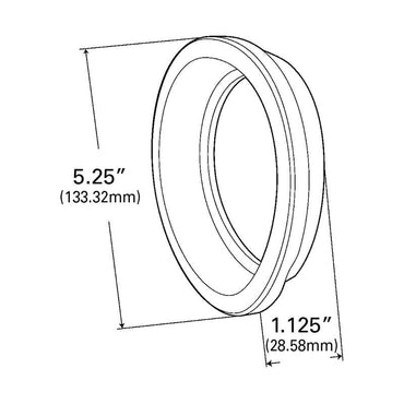 Grommet For 4 Inch Round Lights