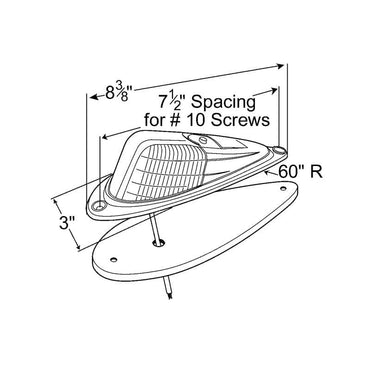 Deluxe Die-Cast Cab Marker Light Grote 45333
