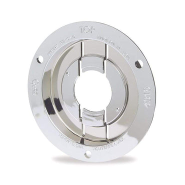 Theft-Resistant Mounting Flange & Pigtail Retention Cap For 2 1/2 Inch Round Lights