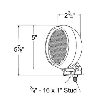 Grote Rubber Tractor and Utility Lamp