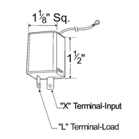 Variable-Load Electronic LED 2 Pin Flasher